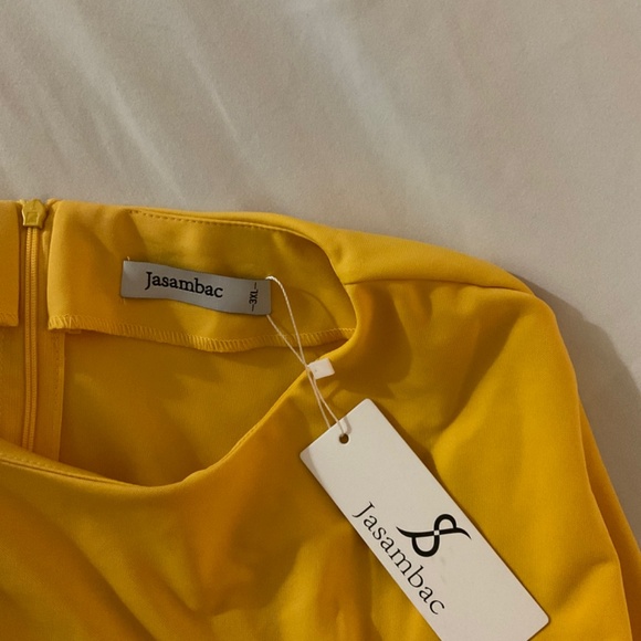 Yellow Bodycon/Pencil Dress - Picture 5 of 5